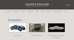 Desktop Screenshot of chuckstoyland.com